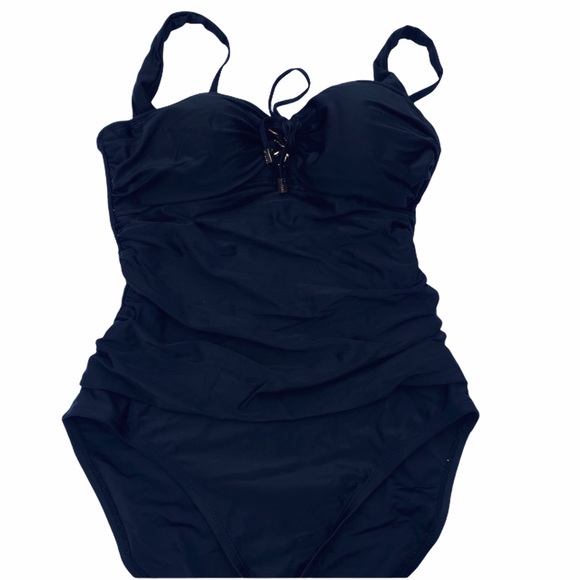 ROD BEATTIE***Black One Piece Swimwear US 8 - Picture 3 of 5